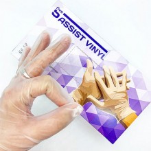 Перчатки 5Assist виниловые "L" 100 шт/уп (50 пар)