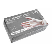 Перчатки виниловые L (100 шт/уп)